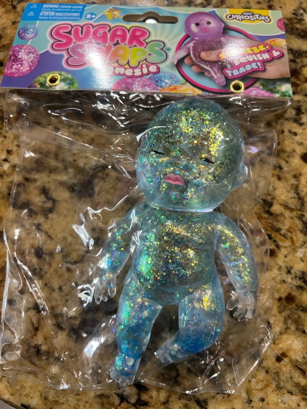 Sugar Snaps Babies Iridescent Blue Glitter Baby Doll